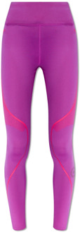 Leggings met logo Adidas by Stella McCartney , Purple , Dames - L,M,S,Xs