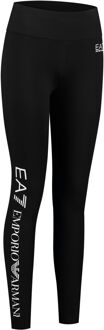 Leggings met logo Emporio Armani EA7 , Black , Dames - S,Xs