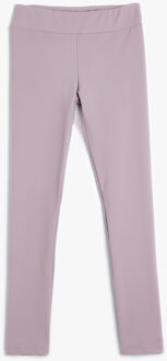 LEGGINGS Normale taille Band Gedetailleerd Legging Roze