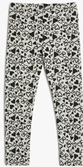 LEGGINGS Normale taille Met drukwerk Legging Grijs