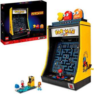 LEGO 10323 Icons PAC-MAN Arcadespel, modelkit voor volwassenen om te bouwen, gamemachine met personages