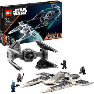 LEGO 75348 Star Wars Mandalorian Fang Fighter vs. TIE Interceptor Set