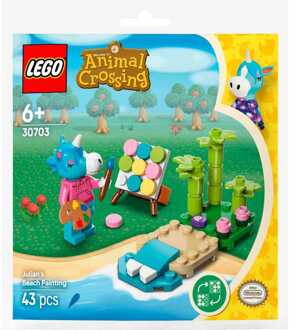 LEGO Animal Crossing - Strandschilderen met Julian Constructiespeelgoed