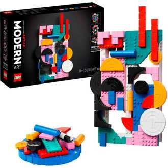 LEGO ART Modern Art Colourful Abstract Wall Canvas Set 31210