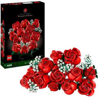 LEGO Botanicals Bouquet of Roses Flower Set for Adults 10328