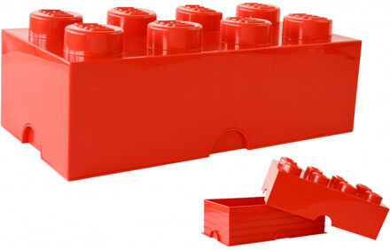 LEGO Brick 8 Opbergbox - Rood