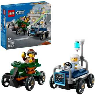 LEGO City Aeroplane vs. Hospital Bed Race Car Pack 60459