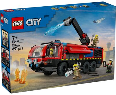 LEGO City Airport Fire Engine Toy Truck Building Set 60499