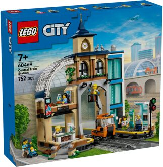 LEGO City Central Train Station Construction Toy Set 60469
