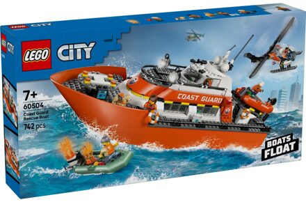 LEGO City Coast Guard Rescue Boat & Helicopter Playset 60504