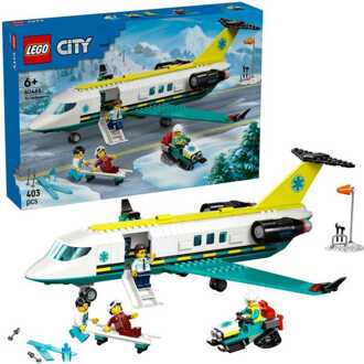 LEGO City Emergency Air Ambulance Airplane Toy Playset 60465