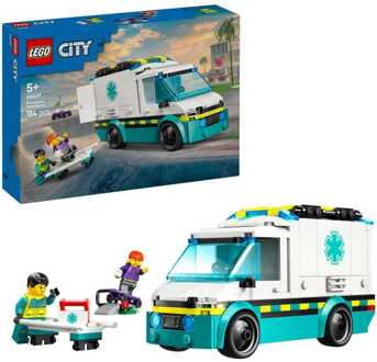 LEGO City Emergency Ambulance Toy Set with Minifigures 60451