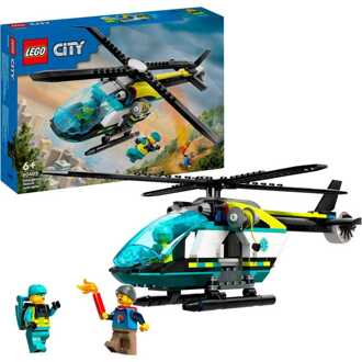 LEGO City Emergency Rescue Helicopter Toy Set 60405