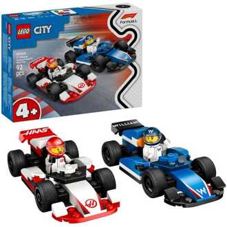 LEGO City F1 Williams Racing & Haas F1 Race Cars Set 60464