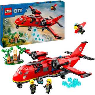 LEGO City Fire Rescue Plane Toy for Kids Aged 6 Plus 60413