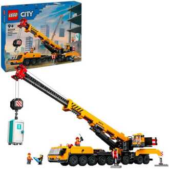 LEGO City - Gele mobiele bouwkraan Constructiespeelgoed