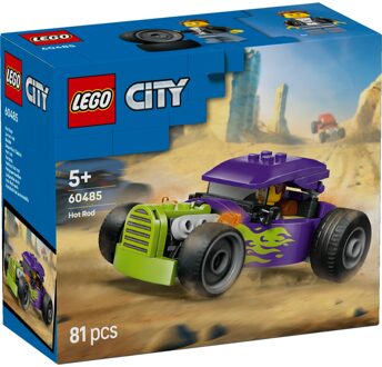 LEGO City Hot Rod Race Car Building Toy and Minifigure 60485