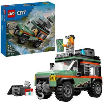 LEGO City Off-Road 4x4 Mountain Truck, Toy Vehicle Set 60447