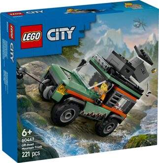 LEGO City Off-Road 4x4 Mountain Truck, Toy Vehicle Set 60447