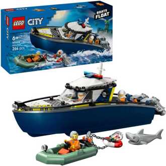 LEGO City Police Boat Chase Toy with a Speedboat 60456