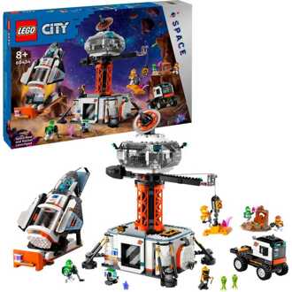 LEGO City - Ruimtebasis en raketlanceringsplatform Constructiespeelgoed