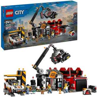 LEGO City Scrapyard with Cars, Building Toy Set 60472