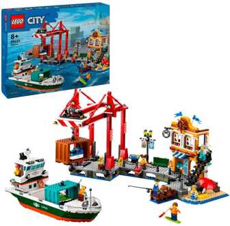 LEGO City Seaside Harbour with Cargo Ship Building Toy 60422