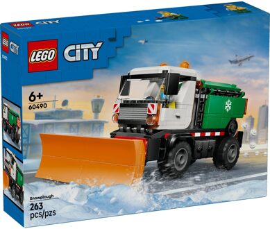 LEGO City Snowplough Truck Toy Vehicle with Minifigure 60490
