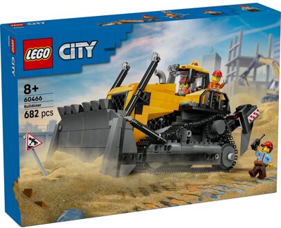 LEGO City Yellow Bulldozer Construction Vehicle Toy 60466
