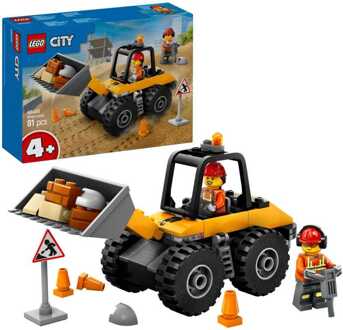 LEGO City Yellow Construction Wheel Loader Vehicle Toy 60450