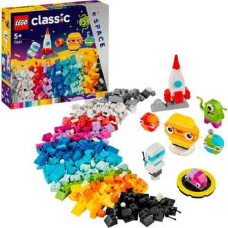 LEGO Classic Creative Space Planets with Toy Rocket 11037