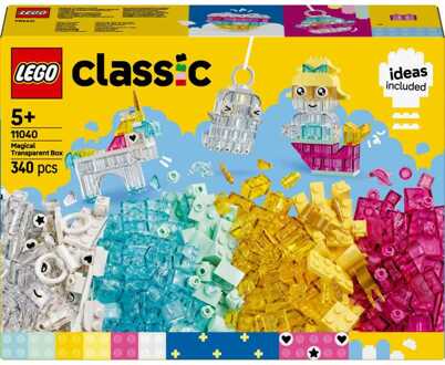 LEGO Classic Magical Transparent Box Building Toys Set 11040