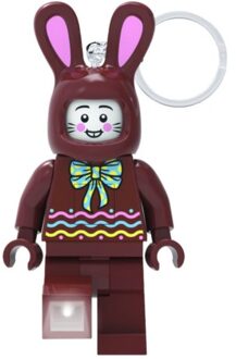 LEGO classic sleutelhanger met licht - bunny suit guy bruin