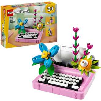 LEGO Creator 3in1 Typewriter with Flowers Toy for Kids 31169