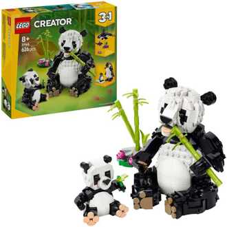 LEGO Creator 3in1 Wild Animals: Panda Family Toy Set 31165