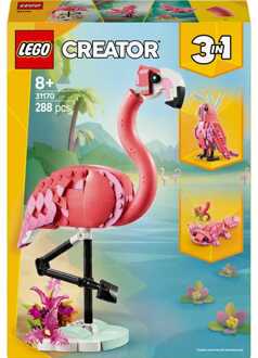 LEGO Creator 3in1 Wild Animals: Pink Flamingo Set 31170