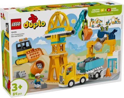 LEGO DUPLO 3 in 1 Construction Site and Vehicles Toy 10476