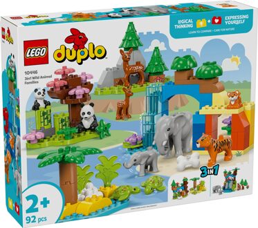 LEGO DUPLO 3in1 Wild Animal Families Learning Toy Set 10446