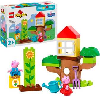 LEGO DUPLO - Peppa Big tuin en boomhut Constructiespeelgoed