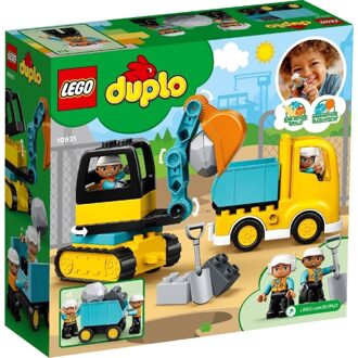 LEGO DUPLO - Truck & Graafmachine met rupsbanden