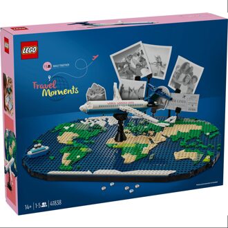 LEGO Family Travel Moments World Map Building Toy Set 1838