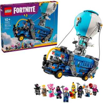 LEGO Fortnite Battle Bus Toy Set with 9 Characters 77073
