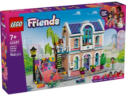 LEGO Friends Liann’s Family House Toy with Mini Dolls 42687