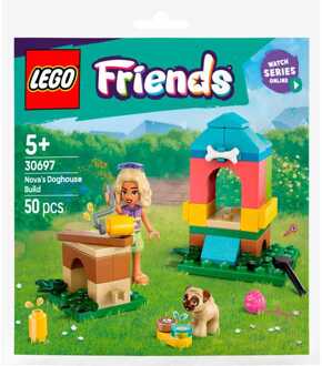 LEGO Friends - Nova's zelfgebouwde hondenhok Constructiespeelgoed