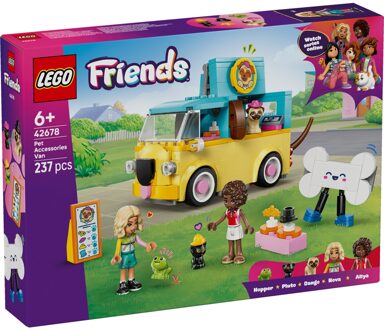LEGO Friends Pet Accessories Van Toy with Pet Figures 42678