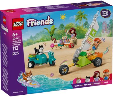 LEGO Friends Surfing Dogs and Scooter Adventure Set 42641