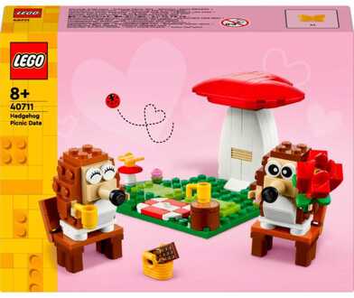 LEGO Hedgehog Picnic Date Set with Toy Animal Figures 40711