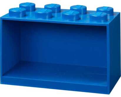 LEGO Iconic Brick Plank 8 Noppen Blauw