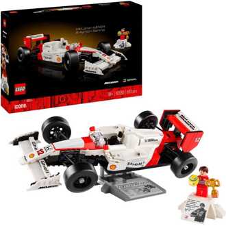 LEGO Icons - McLaren MP4/4 en Ayrton Senna Constructiespeelgoed