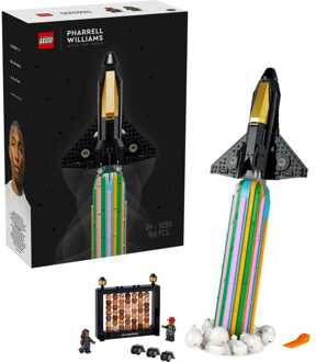LEGO Icons - Naar de maan met Pharrell Williams Constructiespeelgoed